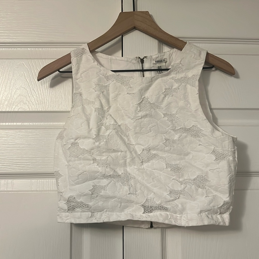 Forever 21 Lace Crop Top